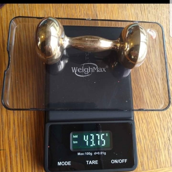 TIFFANY BABY RATTLE W/ SOUNDS (TRADES?) - Picture 2 of 4